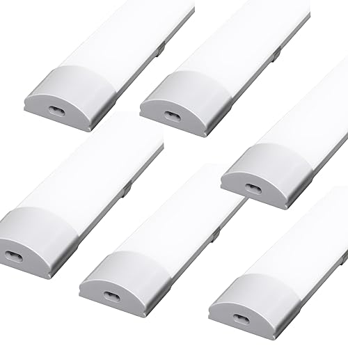 Cecaylie 36W Led Feuchtraumleuchte, 120CM LED Röhre, 4000K 3060LM Verknüpfbar Werkstattlampe, IP65 LED Deckenlampe, Leuchtstoffröhre, Feuchtraumlampe für Feuchtraum Garage Bad Keller Büro, 6 Stück von Cecaylie