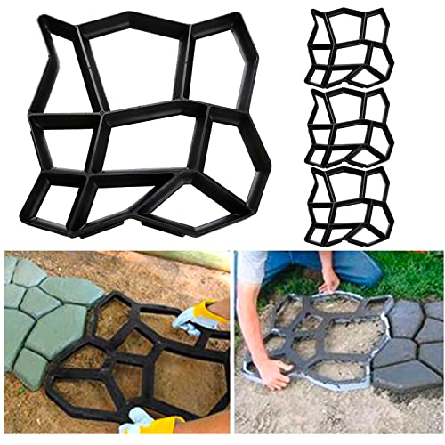 Cecaylie 4 Stück Pflasterform Gehweg Form Pflasterstein D.I.Y. Pflaster Pflastermacher Gießen 43x43x4cm Pflasterform Schablone für Beton, Gehweg, Pflastersteine, Terrassenplatten Cecaylie 4 Stück Pflasterform Gehweg Form Pflasterstein D.I.Y. Pflaster Pflastermacher Gießen 43x43x4cm Pflasterform Schablone für Beton, Gehweg, Pflastersteine, Terrassenplatten von Cecaylie