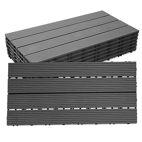 Cecaylie 6er Pack WPC Terrassenfliese,Holzfliesen 30x60 cm - 1 m² .Ideal für den Außenbereich Klickfliesen für Balkon, Garten & Terrasse | einfach, schnell & praktisch verlegt Cecaylie 6er Pack WPC Terrassenfliese,Holzfliesen 30x60 cm - 1 m² .Ideal für den Außenbereich Klickfliesen für Balkon, Garten & Terrasse | einfach, schnell & praktisch verlegt von Cecaylie