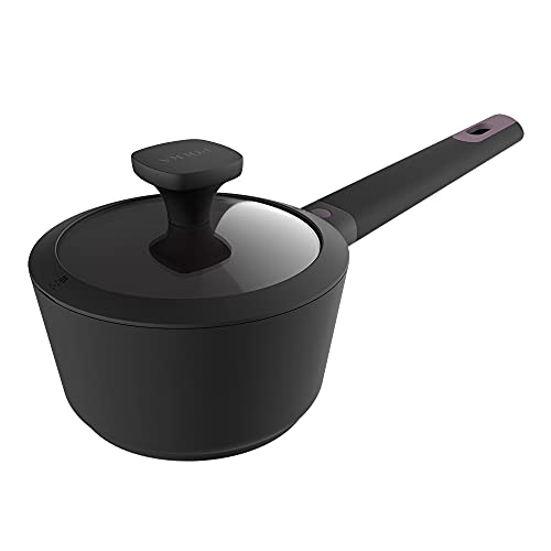Cecotec 16cm-Stielkasserolle Polka Experience 16 Pot Titan. Hochwertigem Gussaluminium, mit 6 Schichten und maximaler Antihaftbeschichtung Select Teflon Nonstick Coating, PFOA-frei von Cecotec