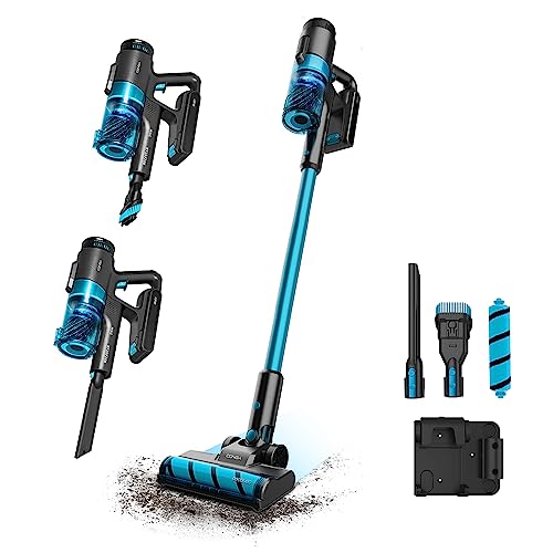 Cecotec Akku-Besenstaubsauger 3 in 1 Conga Rockstar 350 Longlife Jalisco. 215 W, 12 kPa, 60 Minuten Autonomie, Jalisco-Bürste, 500-ml-Tank, Parallelzyklon von Cecotec