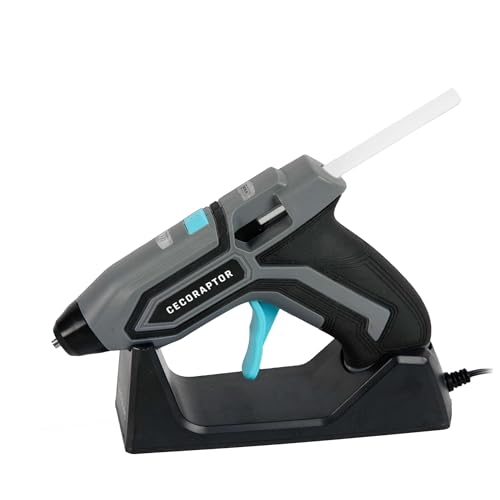 Cecotec Akku-Klebepistole, CecoRaptor Perfect Fix, 3.7 V und 1500 mAh Akku, Stabdurchmesser 7 mm und 140 mm Länge, Aufheizzeit 90 s, Akkulaufzeit bis zu 30 min von Cecotec