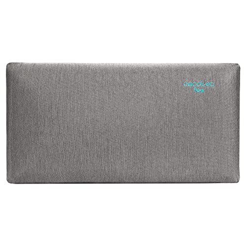 Cecotec Almohada Flow Satisfaction 150 cm. 100% Viscoelástica, Firmeza Medio-Alta, Máxima Adaptabilidad y Confort, Tacto Extra Suave, Funda Transpirable Gris Metalizada, Antiácaros y Antibacterias Cecotec Almohada Flow Satisfaction 150 cm. 100% Viscoelástica, Firmeza Medio-Alta, Máxima Adaptabilidad y Confort, Tacto Extra Suave, Funda Transpirable Gris Metalizada, Antiácaros y Antibacterias von Cecotec