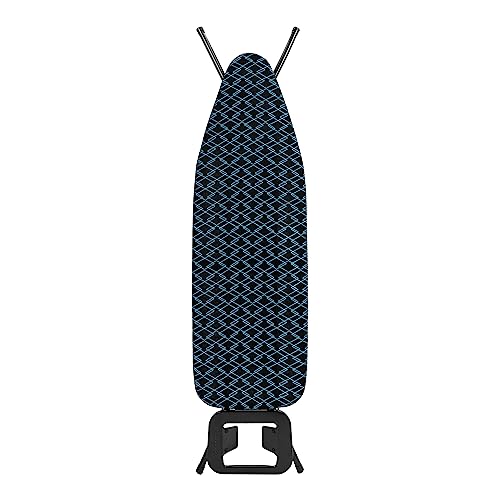 Cecotec Bügelbrett StrongBoard 100 Boracay, Liegefläche 110 x 33cm, Bezug 100% Baumwolle, hohe Hitzebeständigkeit, feuerfester Bezug, bis 5 kg, Höhe 89cm, Design mit hoher Stabilität., Schwarz, 30cm von Cecotec