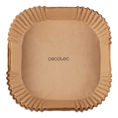 Cecotec Cecofry Paper Pack Zubehör S. Air Fryer, Papierzubehör, mehrere Anwendungen, 150 Stück Papier, nachhaltig, sicher, einfach zu bedienen von Cecotec