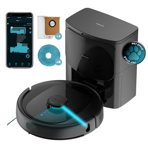 Cecotec Conga 9590 Spin Revolution Ultra Power Home Staubsaugerroboter mit selbstentleerender Basis, 10000 Pa, Lasernavigation, 240 Minuten Autonomie, Mops, Silikonbürste und Haustiere, App Cecotec Conga 9590 Spin Revolution Ultra Power Home Staubsaugerroboter mit selbstentleerender Basis, 10000 Pa, Lasernavigation, 240 Minuten Autonomie, Mops, Silikonbürste und Haustiere, App von Cecotec