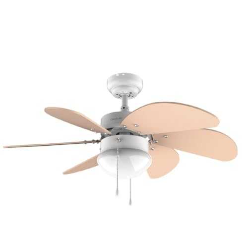 Cecotec Deckenventilator EnergySilence 3600 Vision Orange, 50 W, Durchmesser 92 cm, Lampe, 3 Geschwindigkeiten, 6 Umkehrbare Klingen, Sommer-/Winterfunktion, Zugkette, Weiß/Orange Cecotec Deckenventilator EnergySilence 3600 Vision Orange, 50 W, Durchmesser 92 cm, Lampe, 3 Geschwindigkeiten, 6 Umkehrbare Klingen, Sommer-/Winterfunktion, Zugkette, Weiß/Orange von Cecotec
