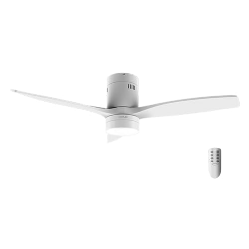 Cecotec Deckenventilator mit LED-Licht Energysilence Aero 5600 Classic White. 40W, DC-Motor, Durchmesser 132 cm, 3 Flügel, 18W LED, Timer, 6 Geschwindigkeiten, Fernbedienung, Sommer-/Winterfunktion Cecotec Deckenventilator mit LED-Licht Energysilence Aero 5600 Classic White. 40W, DC-Motor, Durchmesser 132 cm, 3 Flügel, 18W LED, Timer, 6 Geschwindigkeiten, Fernbedienung, Sommer-/Winterfunktion von Cecotec