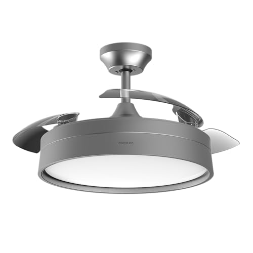 Cecotec Deckenventilator mit Licht und einziehbaren Flügeln EnergySilence Aero 4200 Invisible Steel. 30W, DC-Motor, Durchmesser 42", Timer, 6 Geschwindigkeiten, Fernbedienung und Winter-Sommer-Modus Cecotec Deckenventilator mit Licht und einziehbaren Flügeln EnergySilence Aero 4200 Invisible Steel. 30W, DC-Motor, Durchmesser 42", Timer, 6 Geschwindigkeiten, Fernbedienung und Winter-Sommer-Modus von Cecotec