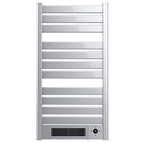 Cecotec Elektrischer Badheizkörper Ready Warm 9780 Ceramic Towel. 2000 W, LED Bildschirm, Fernbedienung, 24 Stunden Timer, IPX1, Einstellbare Temperatur, Thermostat, Dunkelgrau, 15 m2 von Cecotec