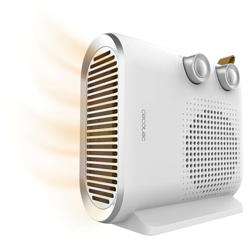 Cecotec Elektrischer Heizlüfter ReadyWarm 2050 Max Dual Weiß, Heizlüfter mit 2000 W, 2 Leistungsstufen und 3 Betriebsmodi, Abdeckungsbereich 20 m² von Cecotec