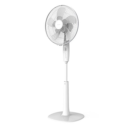 Cecotec EnergySilence 1010 ExtremeFlow Standventilator. 10 16" (40cm) Flügel, Oszillierend, 6 Geschwindigkeitsstufen, Höhenverstellbar (110-135 cm), Kupfermotor, 15 Std. Timer, Fernbedienung, 60 W von Cecotec