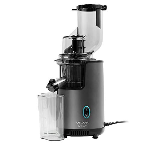 Cecotec Kaltpress-Entsafter Juice&Live 2500 EasyClean. 200 W Leistung, EasyClean Filter für einfache Reinigung und XL-Doppelkanal für ganze Früchte und Gemüse von Cecotec