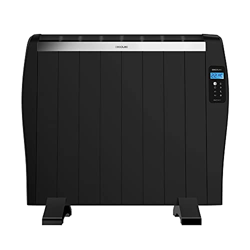 Cecotec Flachheizkörper mit Fernbedienung ReadyWarm 1800 Thermal Black. 8 Heizrippe und 1200 W, LCD-Display, Programmierbarem Timer, Temperaturwahl, 15 m² Reichweite und maximaler Sicherheit Cecotec Flachheizkörper mit Fernbedienung ReadyWarm 1800 Thermal Black. 8 Heizrippe und 1200 W, LCD-Display, Programmierbarem Timer, Temperaturwahl, 15 m² Reichweite und maximaler Sicherheit von Cecotec