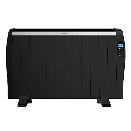 Cecotec Flachheizkörper mit Fernbedienung ReadyWarm 2500 Thermal Black. 12 Heizrippe und 1800 W, LCD-Display, Programmierbarem Timer, Temperaturwahl, 25 m² Reichweite und maximaler Sicherheit Cecotec Flachheizkörper mit Fernbedienung ReadyWarm 2500 Thermal Black. 12 Heizrippe und 1800 W, LCD-Display, Programmierbarem Timer, Temperaturwahl, 25 m² Reichweite und maximaler Sicherheit von Cecotec