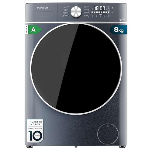 Cecotec Frontlader-Waschtrockner 8 kg Bolero DressCode 8800 Inverter Ice Blue A. 8 kg, 1400 U/min, 16 Programme, Inverter Motor, XXL Display. Cecotec Frontlader-Waschtrockner 8 kg Bolero DressCode 8800 Inverter Ice Blue A. 8 kg, 1400 U/min, 16 Programme, Inverter Motor, XXL Display. von Cecotec