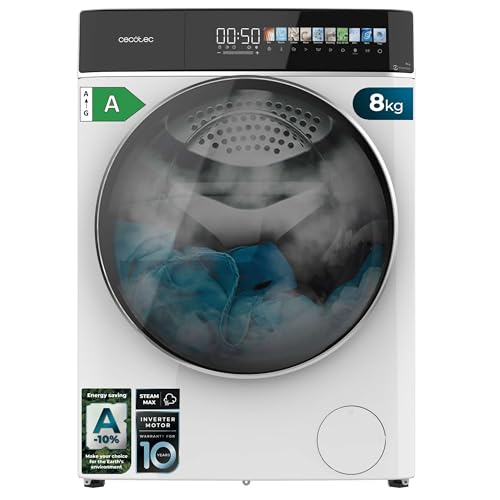 Cecotec Frontlader-Waschtrockner 8 kg Bolero DressCode 8900 Inverter FullColor A. 8 kg, 1400 U/min, 11 Programme, Inverter Motor, Fullcolor. Cecotec Frontlader-Waschtrockner 8 kg Bolero DressCode 8900 Inverter FullColor A. 8 kg, 1400 U/min, 11 Programme, Inverter Motor, Fullcolor. von Cecotec