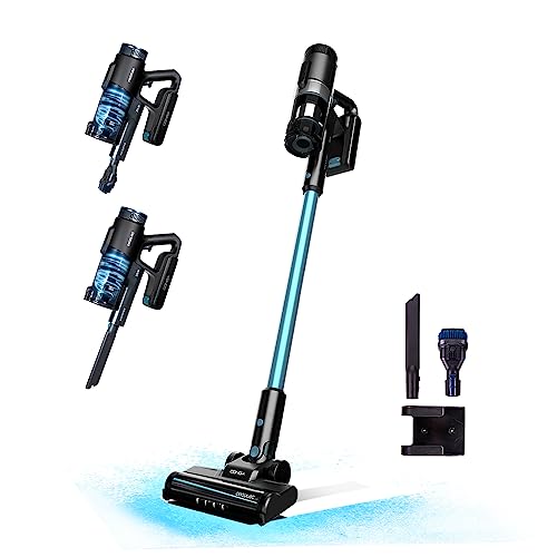 Cecotec Handstaubsauger Conga Rockstar 1500 Ray Pure. 215 W, 12 kPa, Unsterbliche Batterie 25,2 V, Autonomie 45 Min., 3 in 1, Mischbürste, Zubehör, 2 Programme, Parallelzyklon, 500-ml-Tank. von Cecotec