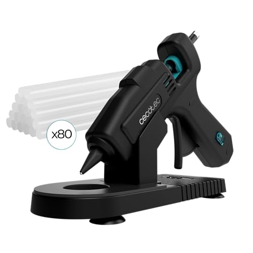 Cecotec Heißklebepistole mit Schutzbasis Perfect Fix 100 Pro. 100W, ultraschnelles Aufheizen, inklusive 80 Klebesticks mit 11 mm Durchmesser aus transparentem Kleber, bis zu 180ºC Cecotec Heißklebepistole mit Schutzbasis Perfect Fix 100 Pro. 100W, ultraschnelles Aufheizen, inklusive 80 Klebesticks mit 11 mm Durchmesser aus transparentem Kleber, bis zu 180ºC von Cecotec