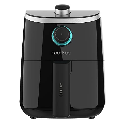 Cecotec Heißluftfritteuse Manueller 2 L Cecofry Compact 2000. 900 W, Kompakte, PerfectCook Technologie, Thermostat, Einstellbare Zeit, Überhitzungsschutz, Betriebsanzeige von Cecotec