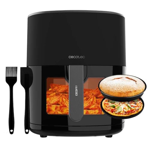 Cecotec Heißluftfritteuse ohne Öl 6,5L Cecofry Fantastik Window 6500 Fensterpackung. 1700W, PerfectCook-Technologie, 12 Kochmodi, Touchscreen, Einstellbar 80-200ºC, Fenster, Kochzeit 60 Min Cecotec Heißluftfritteuse ohne Öl 6,5L Cecofry Fantastik Window 6500 Fensterpackung. 1700W, PerfectCook-Technologie, 12 Kochmodi, Touchscreen, Einstellbar 80-200ºC, Fenster, Kochzeit 60 Min von Cecotec