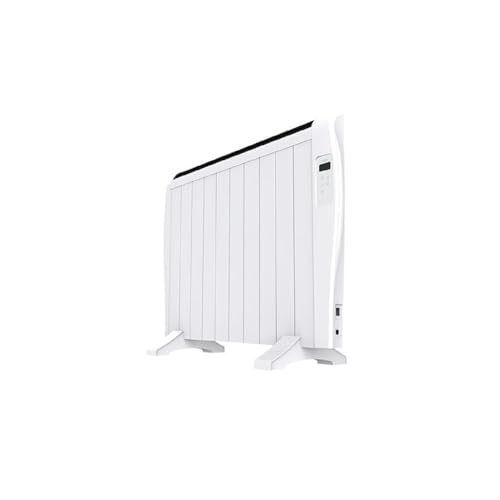 Cecotec Heizkörper ReadyWarm 2500 Thermal Black. Mit 12 Heizrippe und 1800 W, LCD-Display, Fernbedienung, programmierbarem Timer, Temperaturwahl, 25 m² Reichweite und maximaler Sicherheit (10 Module | Wi-Fi, Weiß) von Cecotec