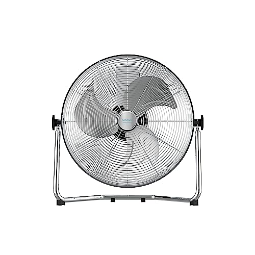 Cecotec Industrie-Ventilator EnergySilence 4300 Pro, 110 W, 3 Metallklingen 18" (45 cm), 3 Geschwindigkeiten, Kupfermotor, Einstellbare Neigung, Verchromte Oberfläche von Cecotec