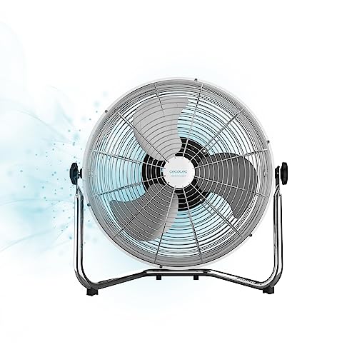 Cecotec Industrie-Ventilator EnergySilence 4500 GyroPro, 110 W, Automatische Schwenkfunktion, 3 Geschwindigkeiten, Kupfermotor, Einstellbar, Verchromte Oberfläche von Cecotec