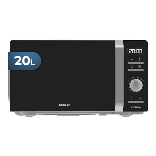 Cecotec Inverter-Mikrowelle - 19 l Kapazität - Auftauen, Erhitzen und Kochen - Proclean 5010 Inverter. 700 W, 5 Leistungsstufen, LED-Display, 245 mm Drehteller, Timer, 8 Programme Cecotec Inverter-Mikrowelle - 19 l Kapazität - Auftauen, Erhitzen und Kochen - Proclean 5010 Inverter. 700 W, 5 Leistungsstufen, LED-Display, 245 mm Drehteller, Timer, 8 Programme von Cecotec