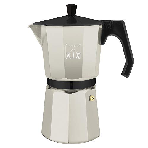 Cecotec Italienische Mokclassic-Kaffeemaschine 600 Beige. Aluminium, geeignet für alle Herdarten, 6 Tassen Kaffee, Silikondichtung, Ergonomischer, Hitzebeständiger Griff, Edelstahlfilter und -ventil Cecotec Italienische Mokclassic-Kaffeemaschine 600 Beige. Aluminium, geeignet für alle Herdarten, 6 Tassen Kaffee, Silikondichtung, Ergonomischer, Hitzebeständiger Griff, Edelstahlfilter und -ventil von Cecotec