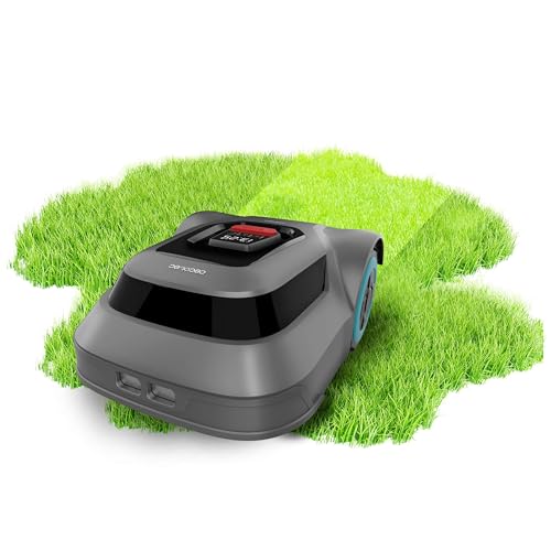 Cecotec Kabelloser Rasenmähroboter für 500m² Conga Grasshopper 500 Map Connected. Digitaler Brushless-Motor, App, Geordneter Schnitt, Maximale Steigung 45%, Schnittblattregler, Regensensor von Cecotec