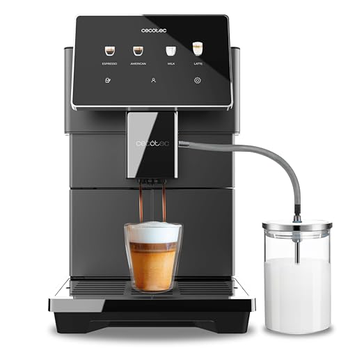 Cecotec Kaffeemaschine Vollautomat Cremmaet Tempo, 7" TFT-Bildschirm, 13 Kaffee-Rezepte, 6 Benutzerprofile, 1350 W Leistung, 19 Bar Druck, Wassertank 1,5 L und Milchtank 600 ml Cecotec Kaffeemaschine Vollautomat Cremmaet Tempo, 7" TFT-Bildschirm, 13 Kaffee-Rezepte, 6 Benutzerprofile, 1350 W Leistung, 19 Bar Druck, Wassertank 1,5 L und Milchtank 600 ml von Cecotec