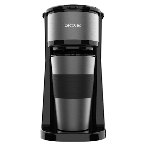 Cecotec Kaffeemaschine mit Thermoskanne Coffee 66 Drop & Go 700 W, Fassungsvermögen 420 ml, auslaufsicherer Ausguss, Dauerfilter oder Papierfilter, automatische Abschaltfunktion, Behälter mit Fenster von Cecotec