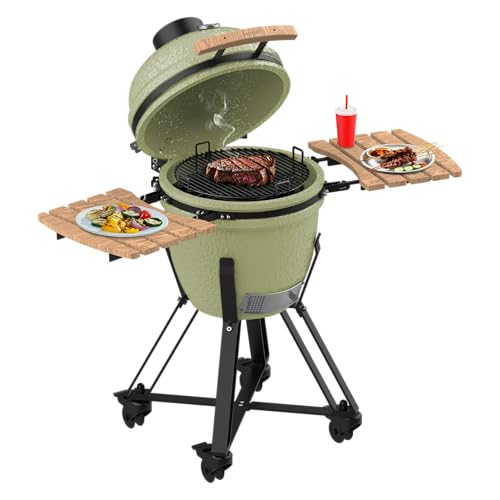 Cecotec Keramikgrill Holzkohlegrill DragonFire 4600. Beständig bis 1000 ºC, Durchmesser 46 cm, Rise & Feast System, Hermetische Kammer, Sichere Räder, Integriertes Thermometer, Griff, Räuchern, Backen Cecotec Keramikgrill Holzkohlegrill DragonFire 4600. Beständig bis 1000 ºC, Durchmesser 46 cm, Rise & Feast System, Hermetische Kammer, Sichere Räder, Integriertes Thermometer, Griff, Räuchern, Backen von Cecotec
