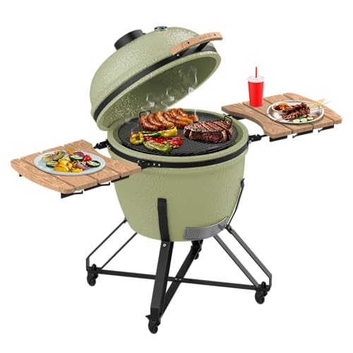 Cecotec Keramikgrill Holzkohlegrill DragonFire 6600. Beständig bis 1000 ºC, Durchmesser 66 cm, Rise & Feast System, Hermetische Kammer, Sichere Räder, Integriertes Thermometer, Griff, Räuchern, Backen Cecotec Keramikgrill Holzkohlegrill DragonFire 6600. Beständig bis 1000 ºC, Durchmesser 66 cm, Rise & Feast System, Hermetische Kammer, Sichere Räder, Integriertes Thermometer, Griff, Räuchern, Backen von Cecotec