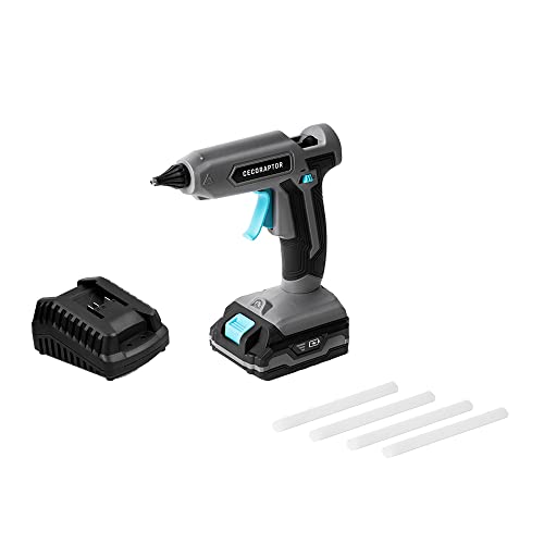 Cecotec Klebepistolen CecoRaptor Perfect Fix 2020 Advance. Batteriebetriebene Klebepistole mit 20 V, 2.000 mAh, kompatibel mit Klebestiften mit einem Durchmesser von 11 mm und einer Länge von 150 mm Cecotec Klebepistolen CecoRaptor Perfect Fix 2020 Advance. Batteriebetriebene Klebepistole mit 20 V, 2.000 mAh, kompatibel mit Klebestiften mit einem Durchmesser von 11 mm und einer Länge von 150 mm von Cecotec