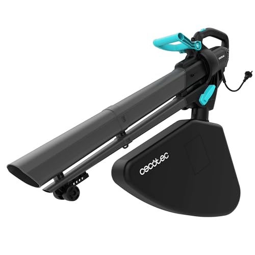 Cecotec Laubsauger und Laubbläser mit Airforce 3300 Crush&Go Kabel, 3.300 W, Luftgeschwindigkeit 270 km/h, Zerkleinerfunktion, Rohr mit XL-Mundstück, 6 Geschwindigkeiten, Aufbewahrungstasche mit 40 l von Cecotec