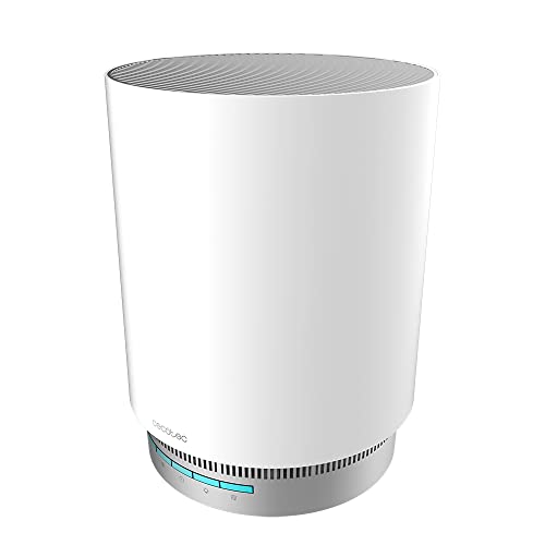 Cecotec Luftreiniger TotalPure 1400 Style. 16W, 130 CADR, 3 Filterstufen (Vorfilter, Kohlefilter und Hocheffizienzfilter), 40 m³ Reichweite, DC-Motor, 3 Geschwindigkeiten mit Timer von Cecotec