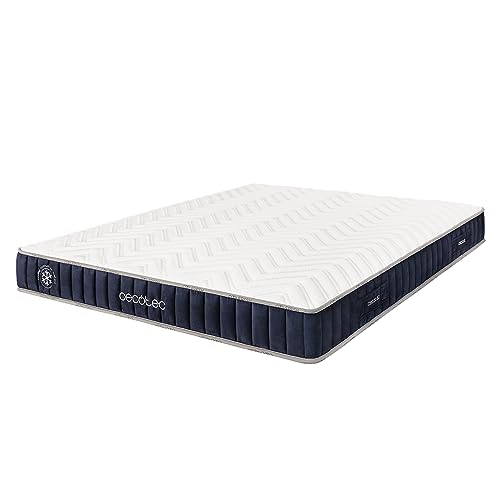 Cecotec Matratze aus Schaumstoff Flow CecoFresh 2100 CoolConfort 200 x 200. Schaumstoffkern und innovative CoolConfort-Technologie für ein ultraerfrischendes Schlafgefühl. Hohe Festigkeit, 21 cm Höhe. von Cecotec