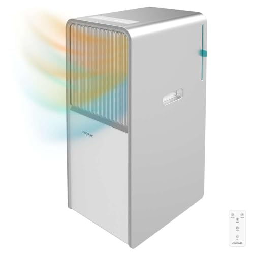Cecotec - Mobile Klimageräte ForceClima 12650 Style Heating, 12000 BTU, Abdeckungsbereich 28 m2, Fernbedienung, Berührung, Wärmepumpe, Luftentfeuchter, LED -Bildschirm, 5 Modi, Timer von Cecotec