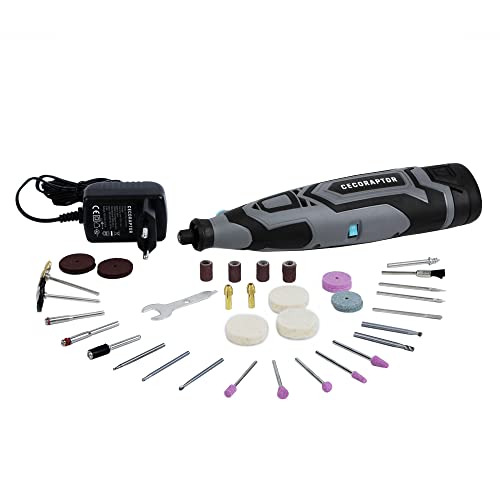 Cecotec Multi-Werkzeuge CecoRaptor Perfect Polish&Sand 1200 Ultra. Multi-Cutter mit 12 V und 1.500 mAh, Leerlaufdrehzahl von 25.000 U/min und einer Autonomie von bis zu ca. 60 min von Cecotec