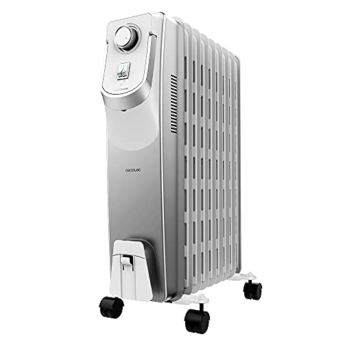 Cecotec Öl-Radiator ReadyWarm 9000 Space 360º. 2000 W, 9 Module, 3 Leistungsstufen, Kabelaufbewahrung, einfacher Steuerung, Griff, Rädern und doppeltem Sicherheitssystem, 22 m², Weiss Cecotec Öl-Radiator ReadyWarm 9000 Space 360º. 2000 W, 9 Module, 3 Leistungsstufen, Kabelaufbewahrung, einfacher Steuerung, Griff, Rädern und doppeltem Sicherheitssystem, 22 m², Weiss von Cecotec