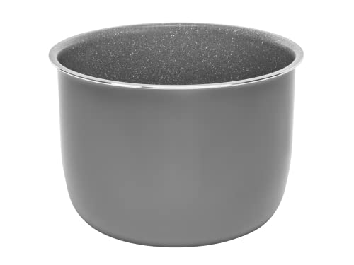Cecotec OLLAS GM Cubeta cerámica Con Antiadherente tricapa Excélsior. Apta para ollas programables GM de 6 litros, Gris von OLLAS GM