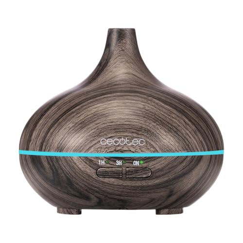Cecotec Pure Aroma 150 Yin Grey Ultraschall-Luftbefeuchter mit Aroma-Diffusor, bis zu 150 ml Tank, 7 einstellbare LED-Farben, 3-Stunden-Timer, sehr leise, Aromatherapie-Funktion Cecotec Pure Aroma 150 Yin Grey Ultraschall-Luftbefeuchter mit Aroma-Diffusor, bis zu 150 ml Tank, 7 einstellbare LED-Farben, 3-Stunden-Timer, sehr leise, Aromatherapie-Funktion von Cecotec