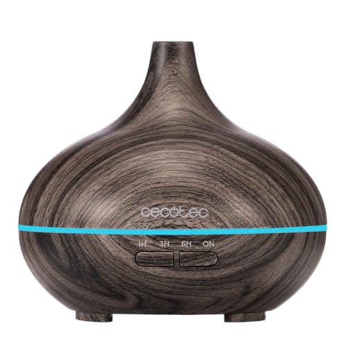 Cecotec Pure Aroma 300 Yin Grey Ultraschall-Luftbefeuchter mit Aroma-Diffusor, bis zu 300 ml Tank, 7 einstellbare LED-Farben, 10-Stunden-Timer, sehr leise, Aromatherapie-Funktion Cecotec Pure Aroma 300 Yin Grey Ultraschall-Luftbefeuchter mit Aroma-Diffusor, bis zu 300 ml Tank, 7 einstellbare LED-Farben, 10-Stunden-Timer, sehr leise, Aromatherapie-Funktion von Cecotec