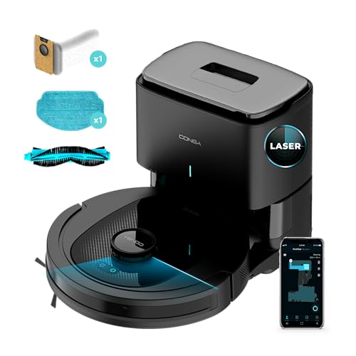 Cecotec Robot-Staubsauger Conga 7490 Ultimate Home X-Treme, 4000 Pa. 120 Minuten Akkulaufzeit, Laser-Navigation und Selbstentleerungsstation, 4-in-1-Reinigung, Multifunktionsbürste, App. Cecotec Robot-Staubsauger Conga 7490 Ultimate Home X-Treme, 4000 Pa. 120 Minuten Akkulaufzeit, Laser-Navigation und Selbstentleerungsstation, 4-in-1-Reinigung, Multifunktionsbürste, App. von Cecotec