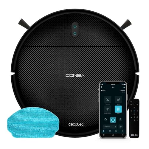 Cecotec Roboter-Staubsauger Conga 999 Origin Genesis. Technologie Random, 1000 Pa, 2 Seitenbürsten, Autonomie 120 Minuten, 6 Programme, Steuerung mit APP und Fernbedienung Cecotec Roboter-Staubsauger Conga 999 Origin Genesis. Technologie Random, 1000 Pa, 2 Seitenbürsten, Autonomie 120 Minuten, 6 Programme, Steuerung mit APP und Fernbedienung von Cecotec