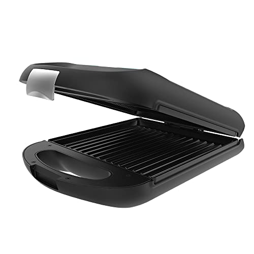 Cecotec 03201 Rock'n Toast Family Grill sandwichmaker, Edelstahl Kunststoff, Schwarz/Grau von Cecotec