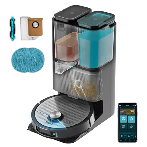 Cecotec Saugroboter mit Conga Kartierung 20090 ProAI InfinitySoap Cut&Spa. 8000Pa. Hohe Mopas. Home&Wash. 240 m2. App. Bluetooth/WiFi. Akku 5200 mAh. Autonome Reinigung von Cecotec