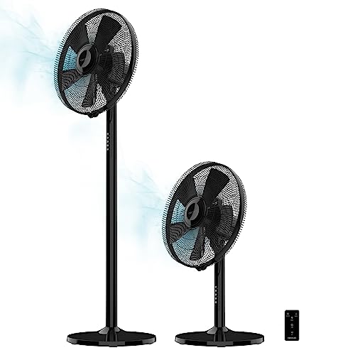 Cecotec Standventilator EnergySilence 550 3in1 60 W, Stand-, Wand- und Tischventilator, Verstellbare Höhe, 16 Zoll Durchmesser, Automatische Oszillation, 3 Geschwindigkeiten, Einfache Bedienung von Cecotec